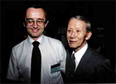 Stan Smith with Dr. Shinichi Suzuki