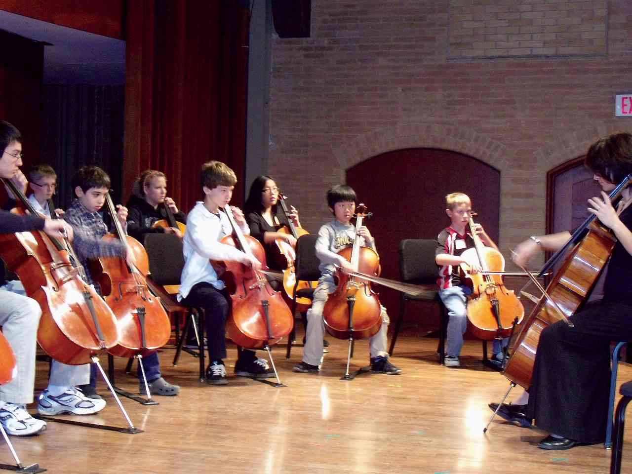 Cello Class at SAO 2008 Conference